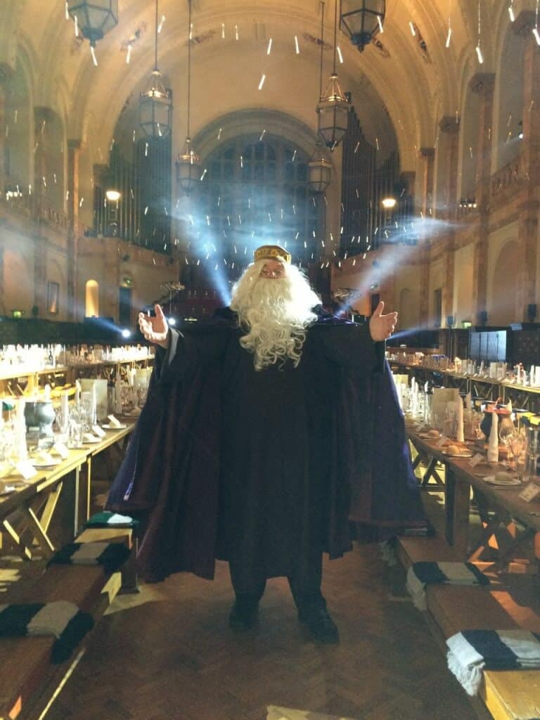 Harry Potter Themed Event The Great Hall at Birmingham University