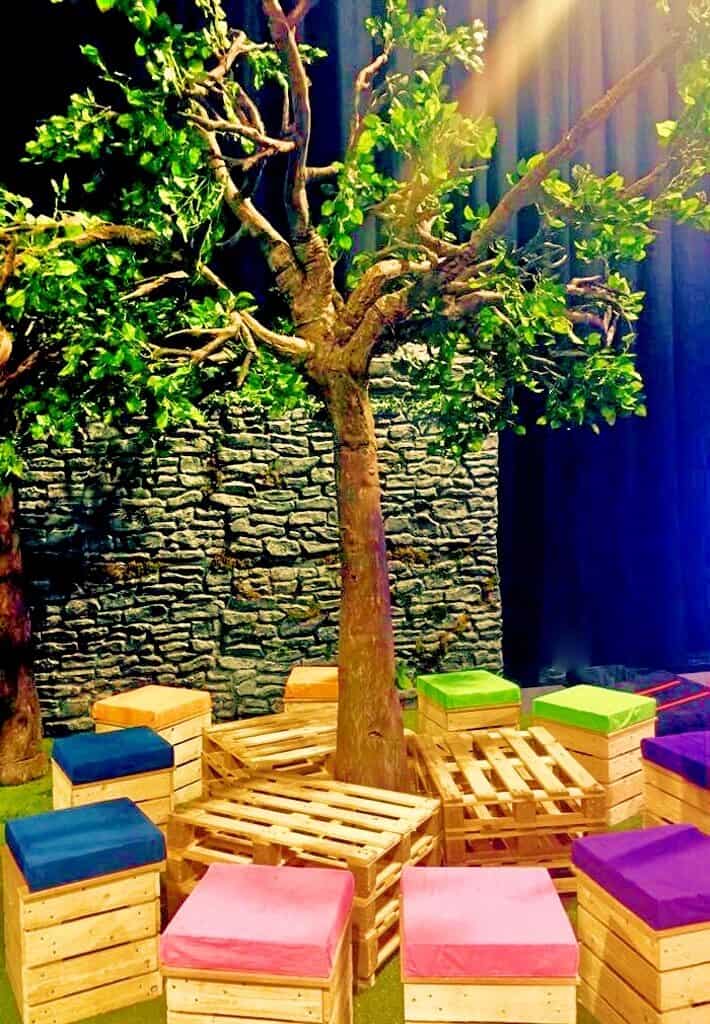 Festival-Themed-Seating-Tree-for-hire-Festival1-710x1024
