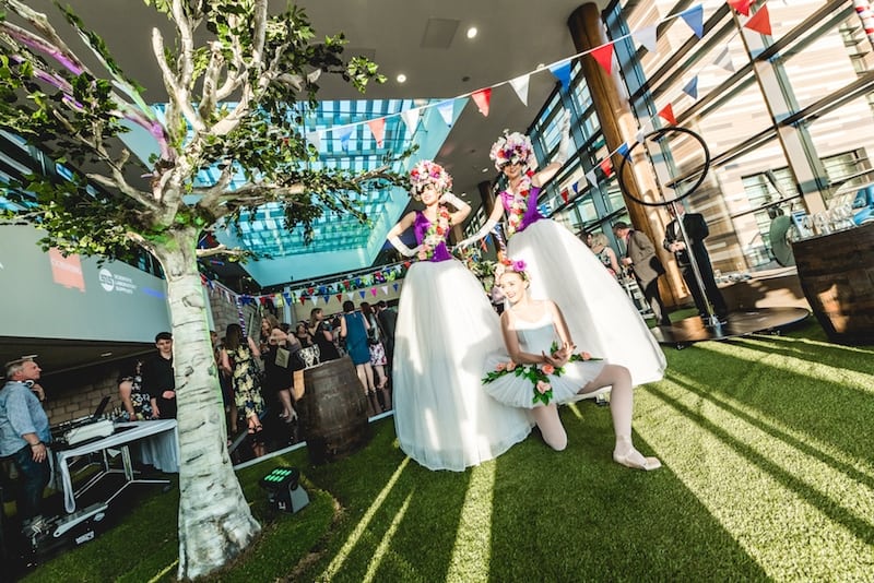 forest fairies stilt walkers actors performers