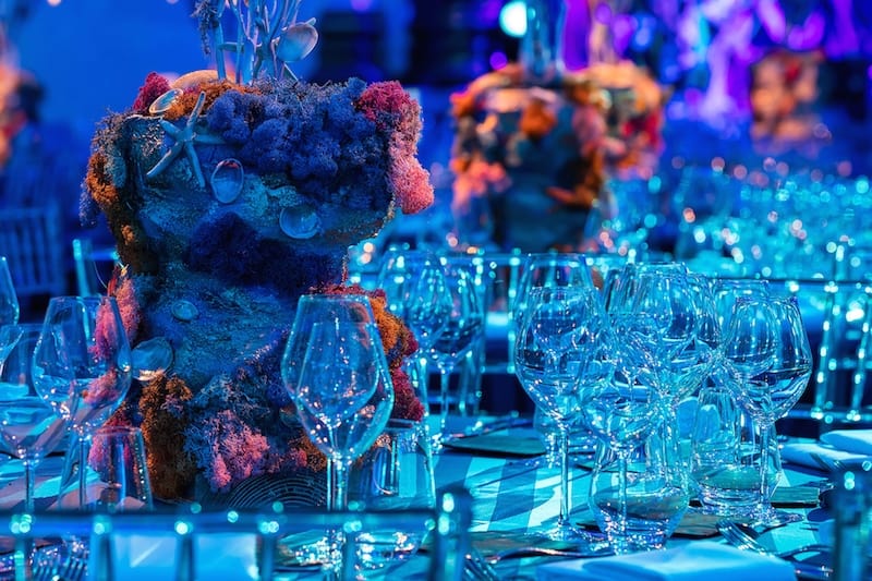 Underwater Themed Table Centre