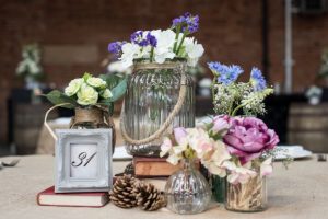 Rustic Vintage Jar Table Centres