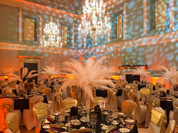 White Feather Table Centres