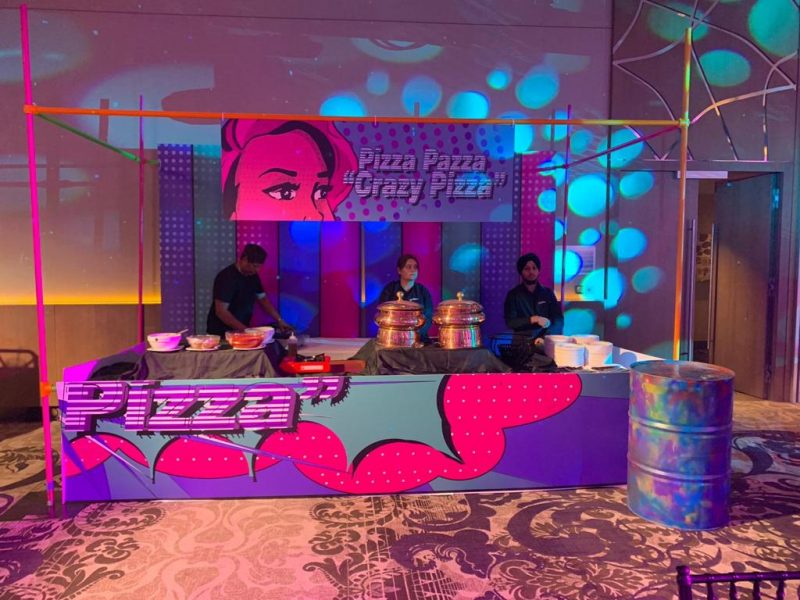 Pop Art Themed Event Food Hut