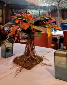 Neon Jungle Tree Table Centre