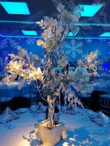 Winter wonderland table centre