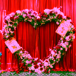 Hot Pink Flower Arch