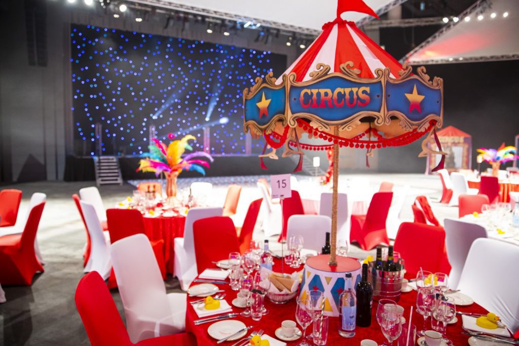 Circus Theme Big Top Table Centre