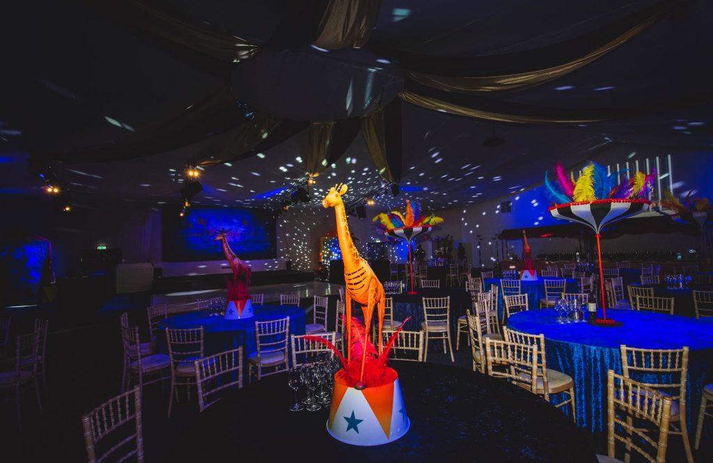 Circus Theme Giraffe Table Centres