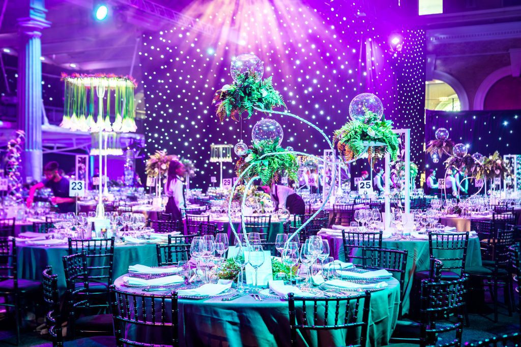Globe Foliage Table Centres