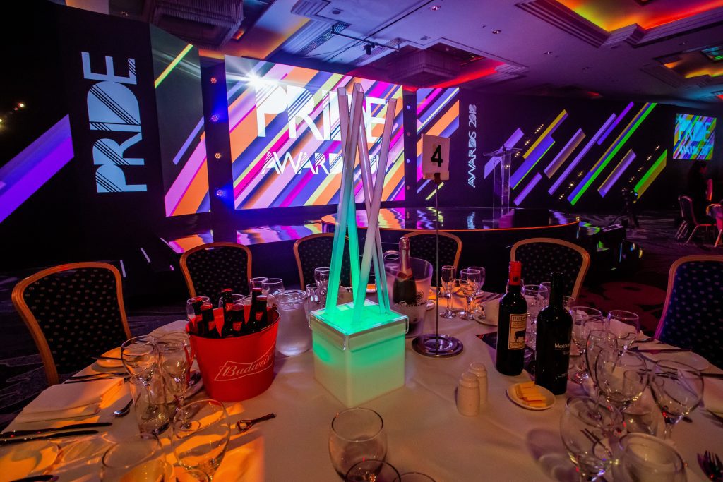 Light Up Shards LED Table Centres
