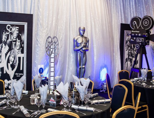 Hollywood Film Reel Table Centres - Eventologists