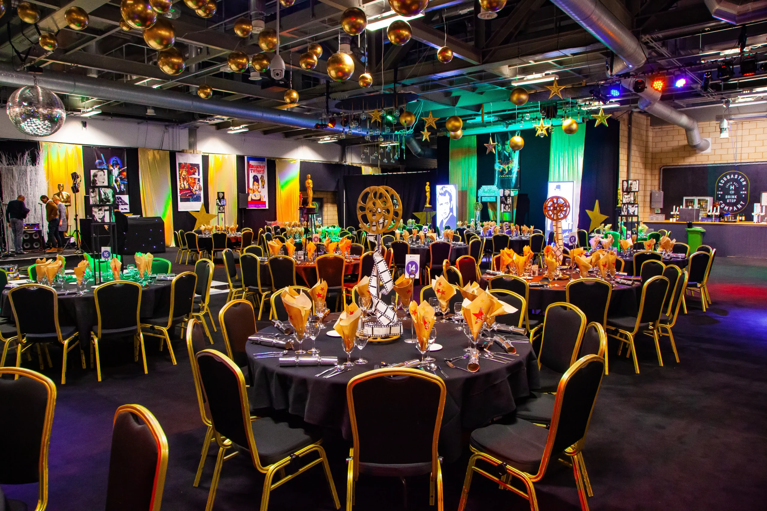 Eventologists Hollywood Film Reel Table Centre