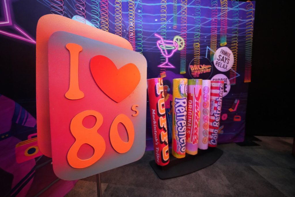 Eventologists 80s Themed Event 80s Sign Prop Hire