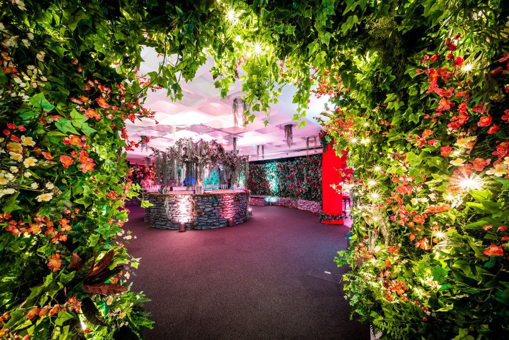 Eventologists Alice In Wonderland Themed Event Madhatter Bespoke Stone Foliage Bar Hire