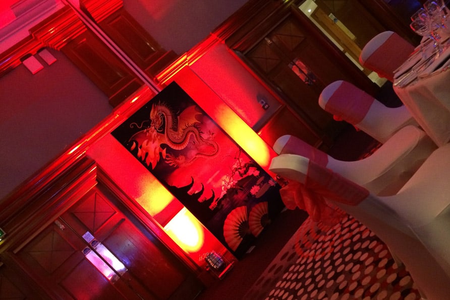 Eventologists Around The World Themed Event Dragon Lightbox Hire