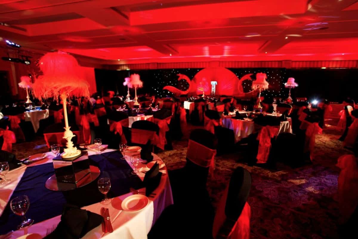 Eventologists Burlesque Themed Event Wall Draping Hire