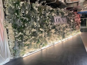 Eventologists Christmas Backdrop Theming Snowy Foliage Living Wall Hire 1