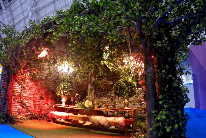 Eventologists Enchanted Forest Themed Event Large Backdrop Setup Hire