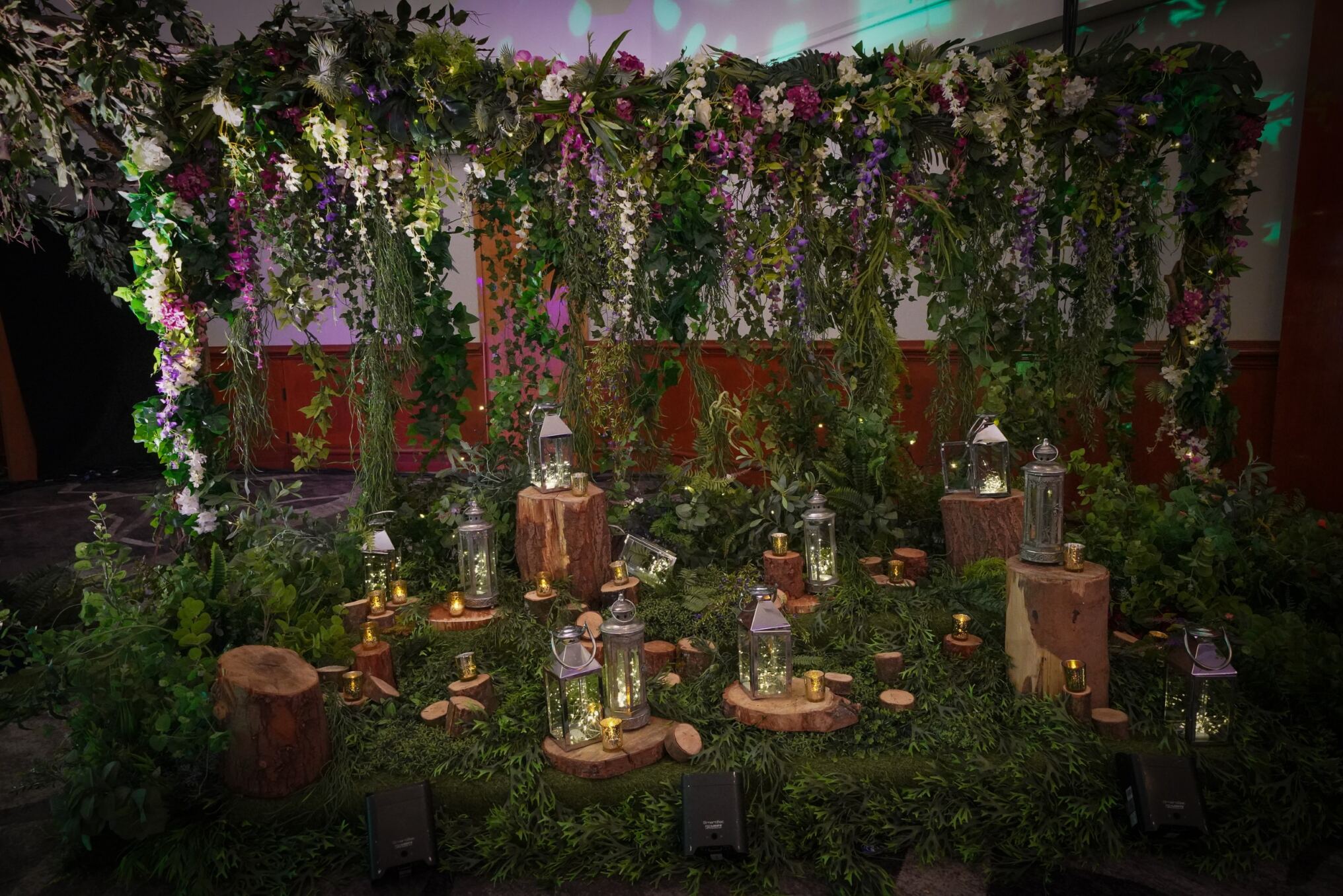 Eventologists Enchanted Woodland Themed Event Foliage Instagram Backdrop Prop Hire