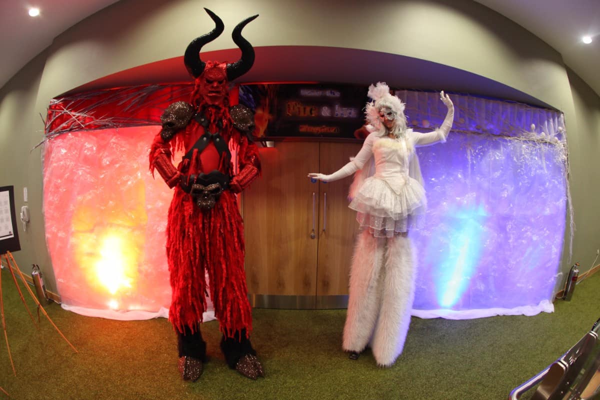 Eventologists Fire And Ice Themed Event Demon Fairy Entertainer Hire