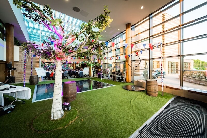 Eventologists Great British Themed Event Large Artificial Tree And Turf Hire