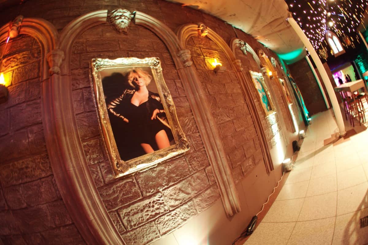 Eventologists Harry Potter Themed Event Gold Wall Dressing Hire