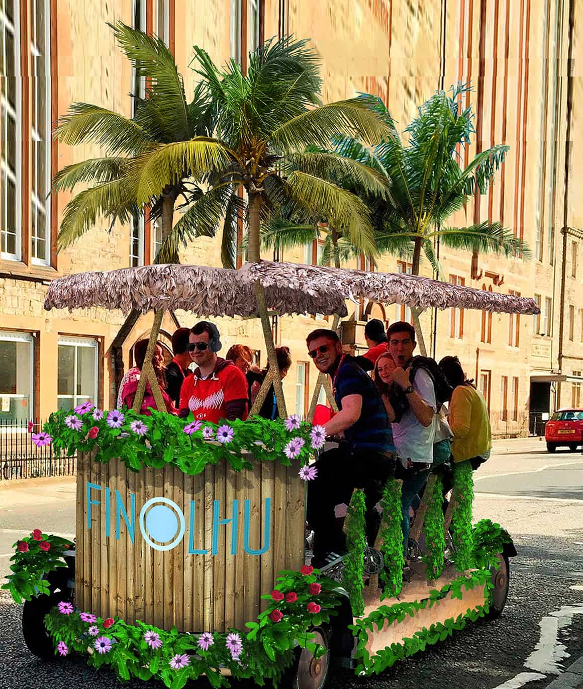 Eventologists Ibiza Themed Event Promotional Holiday Cart Hire
