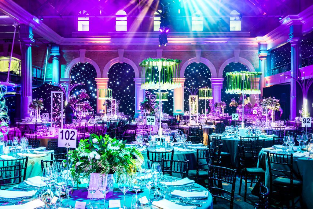 Eventologists Illuminated Themed Event Hanging Cala Table Centre Hire