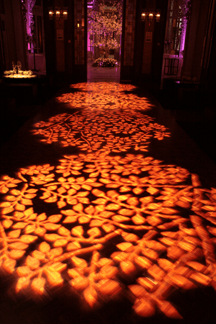 Eventologists Illuminated Themed Event Leaf Lighting Hire