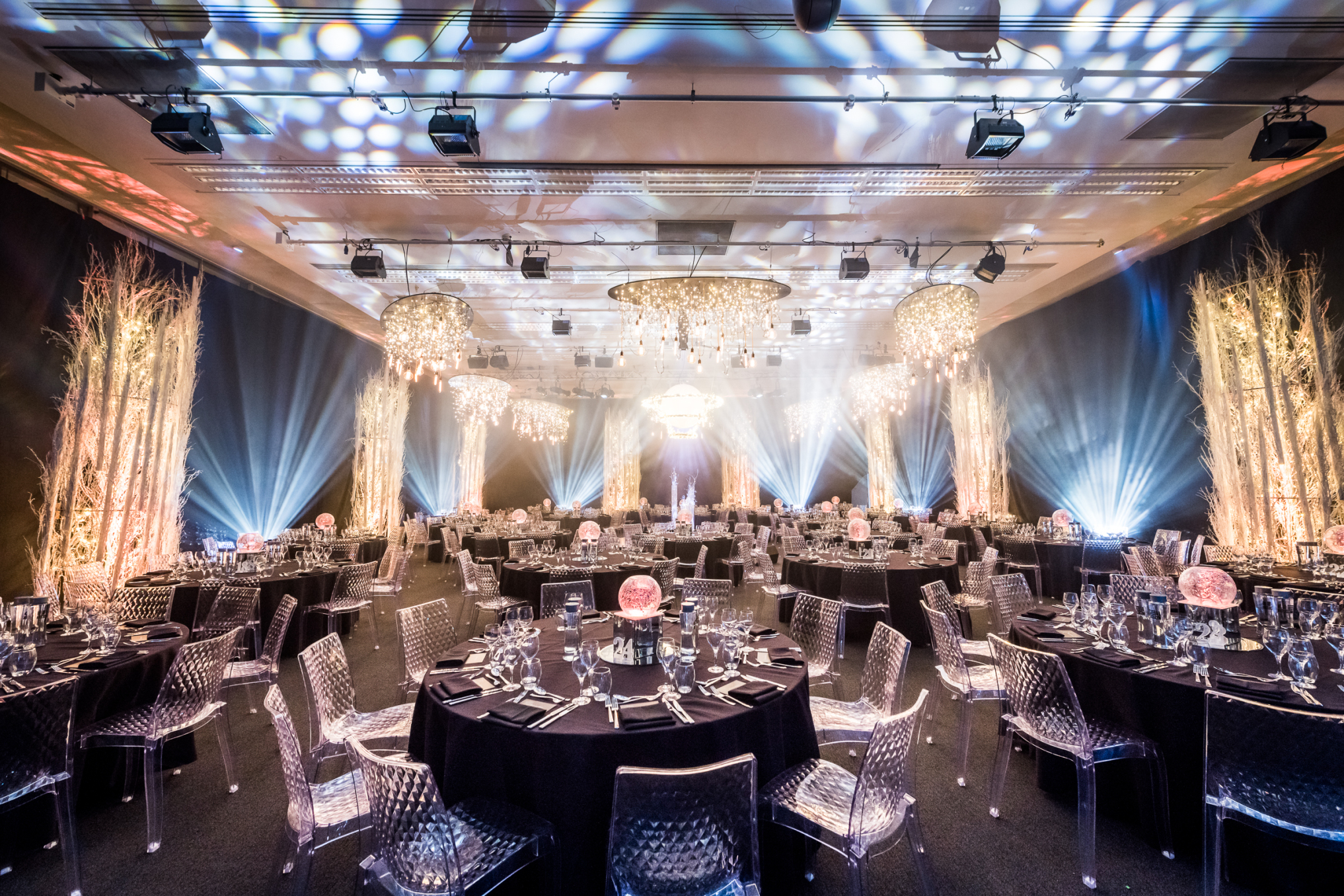 Eventologists Illuminated Themed Event Lightup Table Centre Twinkle Twigs Hire