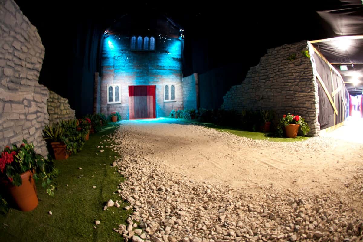 Eventologists James Bond 007 Themed Event Stone Wall Hire
