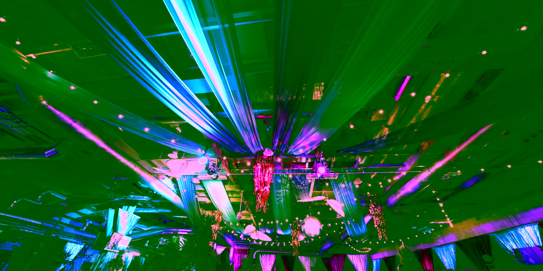 Eventologists Masquerade Theme Event Ceiling Draping (2)