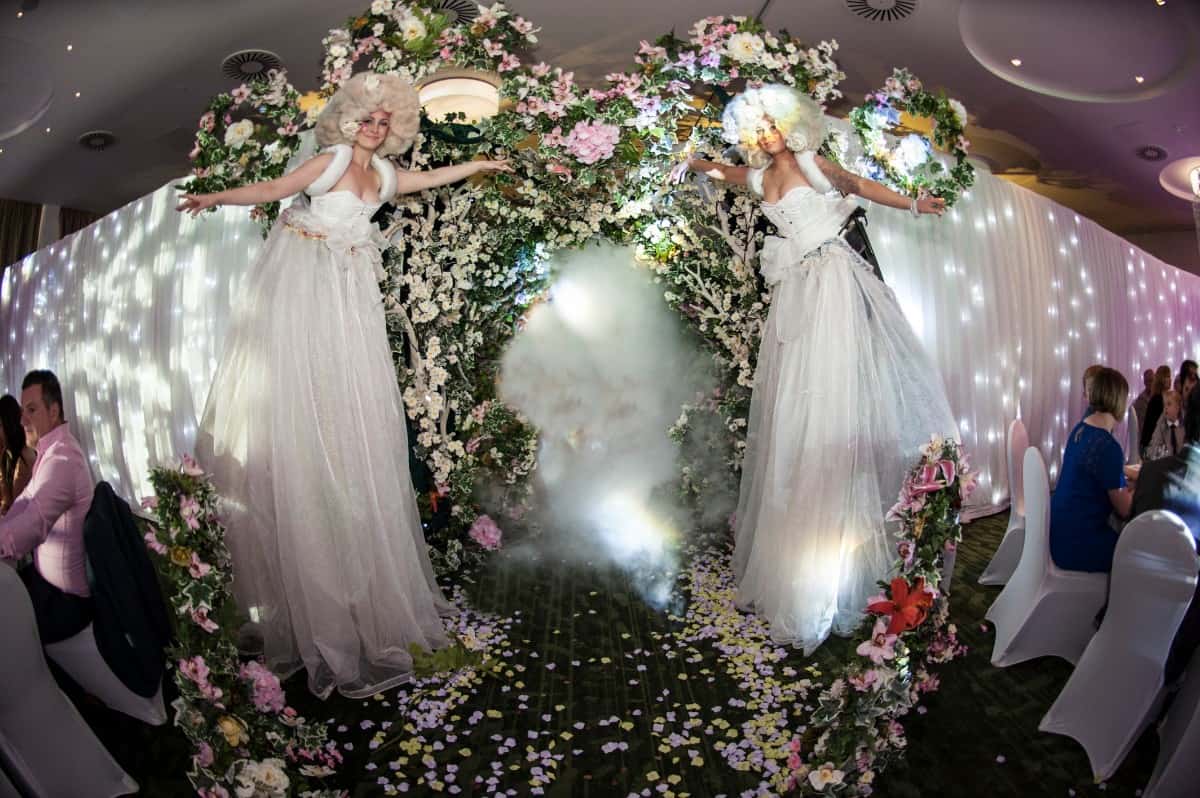 Eventologists Midsummer Nights Dream Themed Event Foliage Tunnel Garden Fairy Entertainment Hire