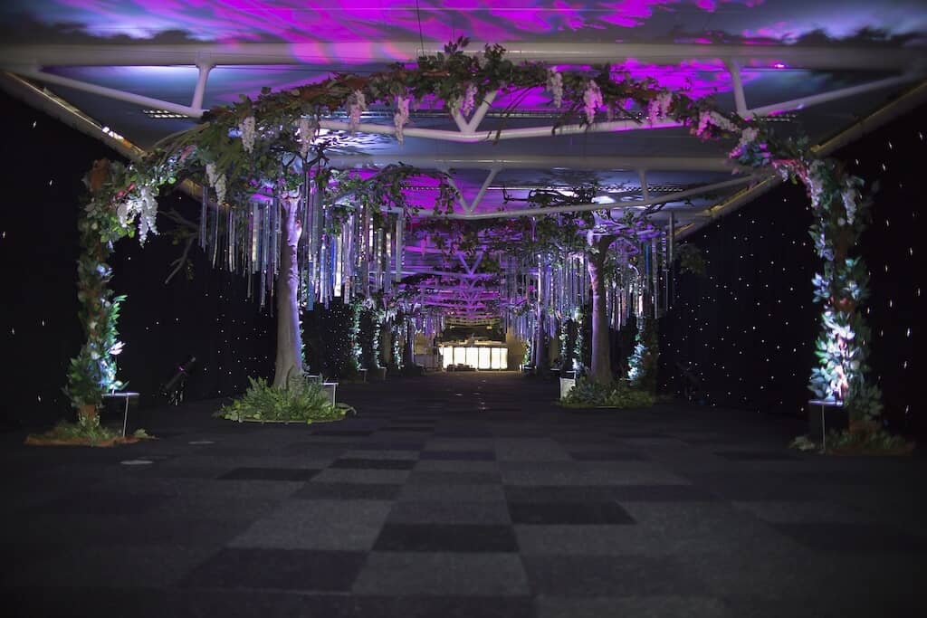 Eventologists Midsummer Nights Dream Themed Event Forest Artificial Tree And Archway Hire
