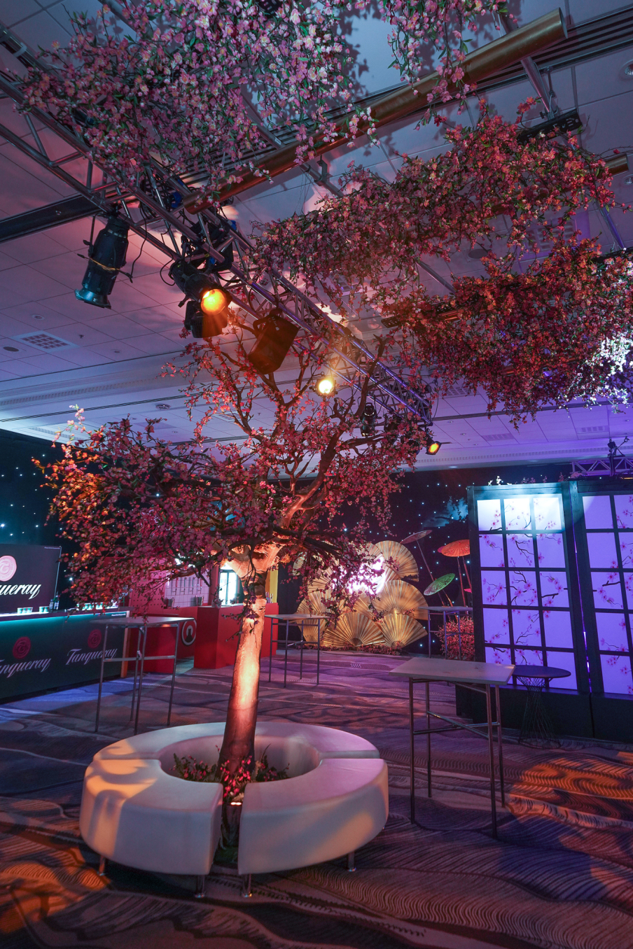 Eventologists Oriental Themed Event Chinese Blossom Tree And Ceiling Dressing Hire