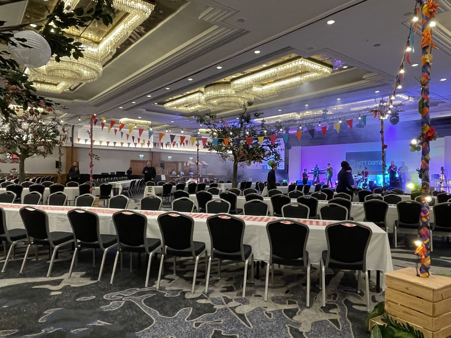 Eventologists Racing Themed Event Artifical Tree Cherry Blossom Fairylights Hire