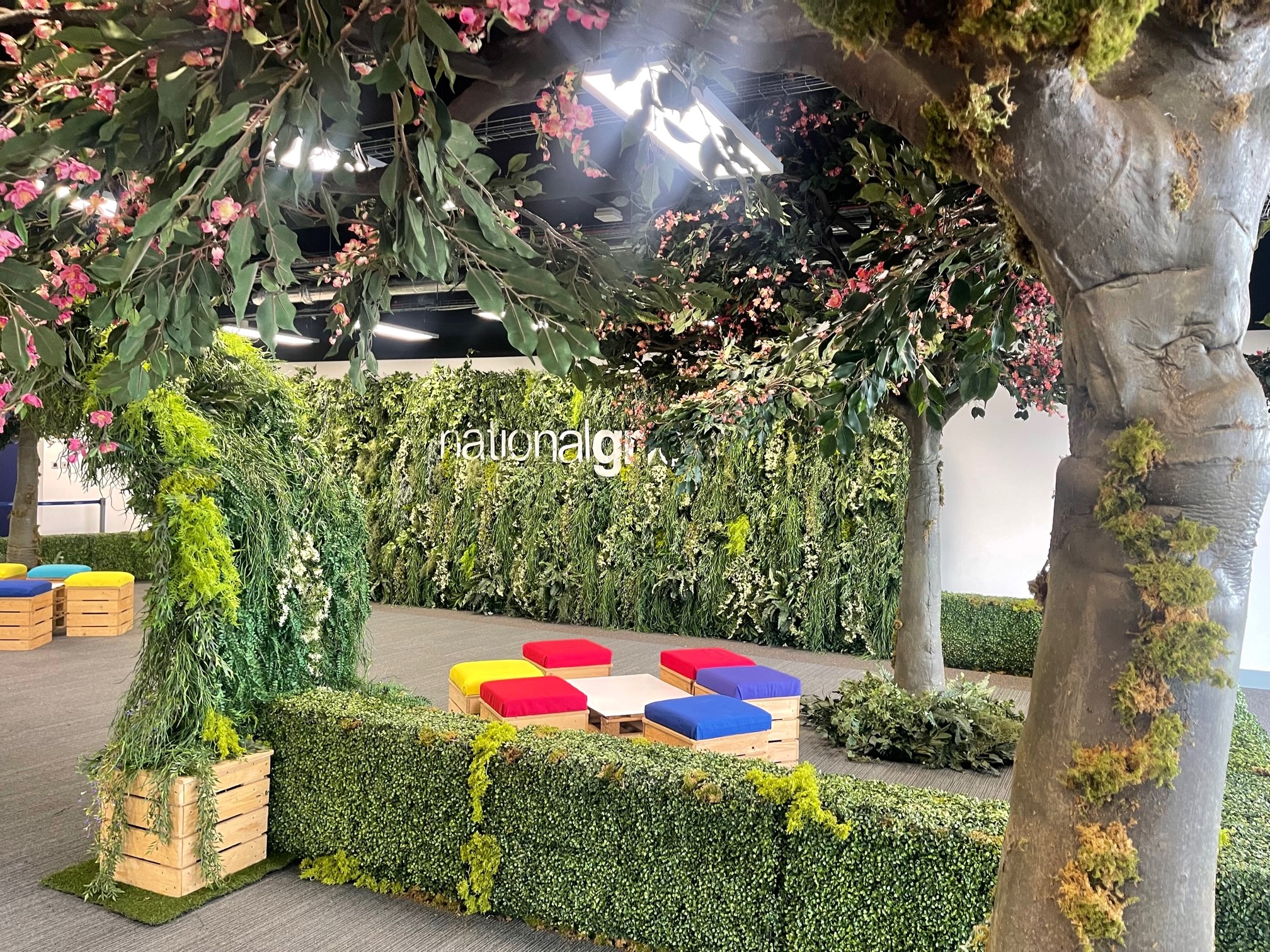 Eventologists Racing Themed Event Foliage Living Wall Hire
