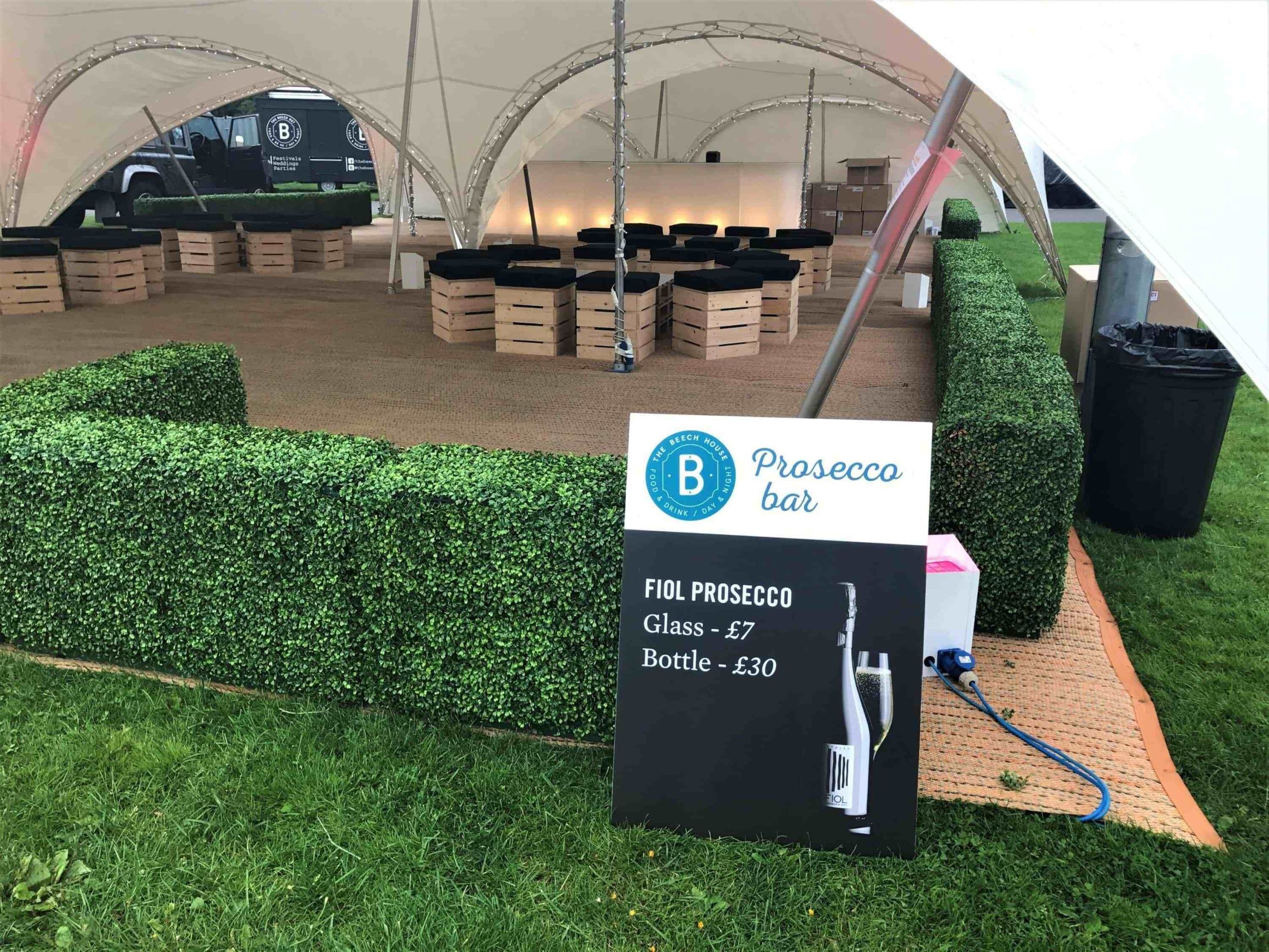 Eventologists Racing Themed Event Hedge Seating Hire