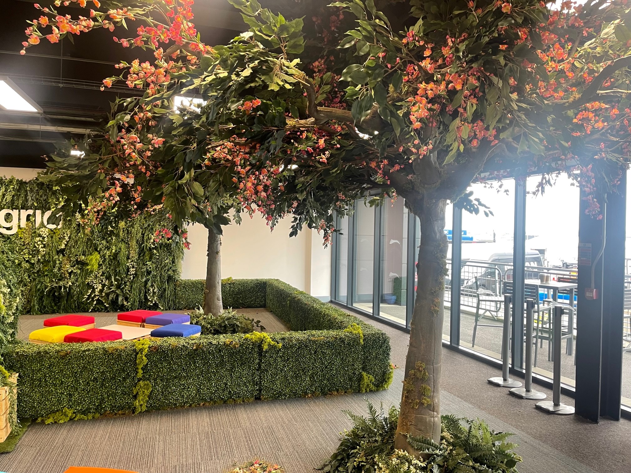 Eventologists Racing Themed Event Hedgebox Artifical Tree Blossom Hire