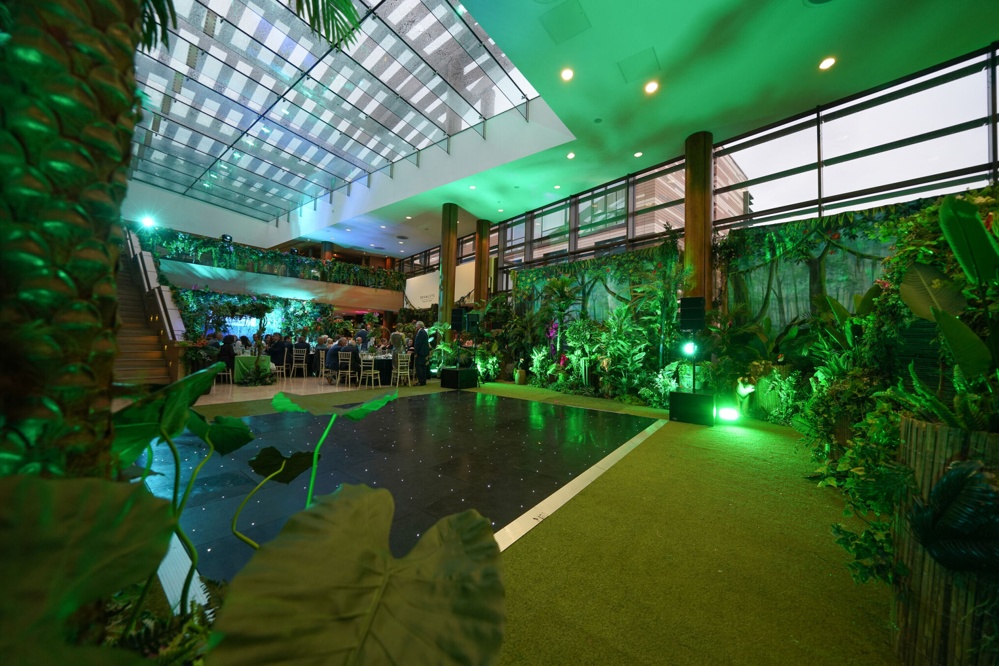 Eventologists Rainforest Jungle Themed Event Foliage Backdrop Hire