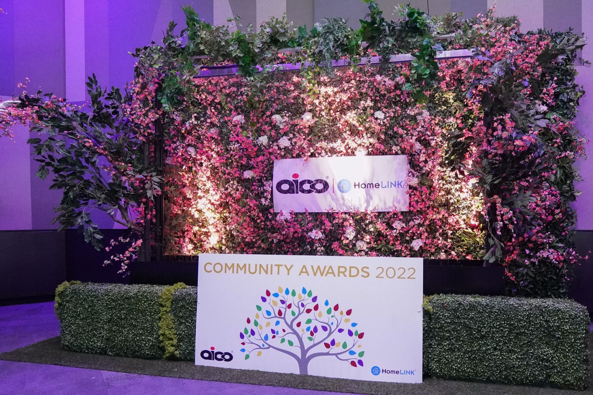 Eventologists Secret Garden Themed Event Blossom Living Wall Hire