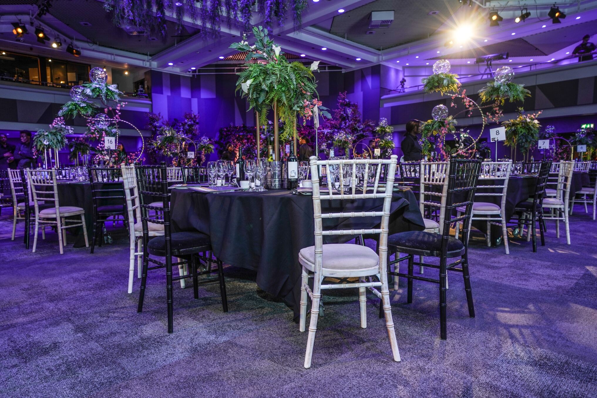 Eventologists Secret Garden Themed Event Floral Table Centres Hire