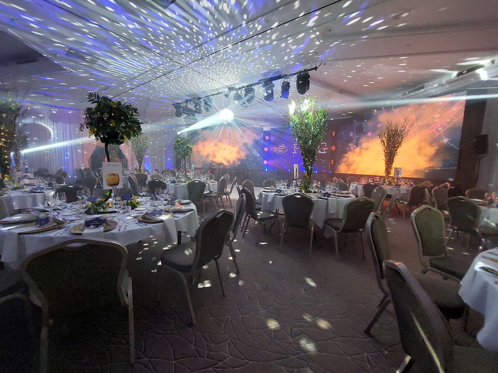 Eventologists Secret Garden Themed Event Foliage Floral Table Centres Hire