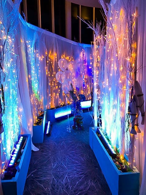 Eventologists Underwater Themed Event Lightup Walkway Hire