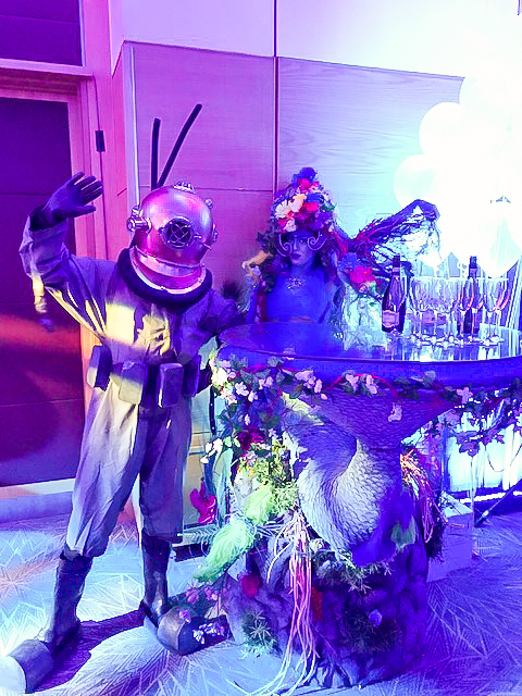 Eventologists Underwater Themed Event Mermaid Bar Hire