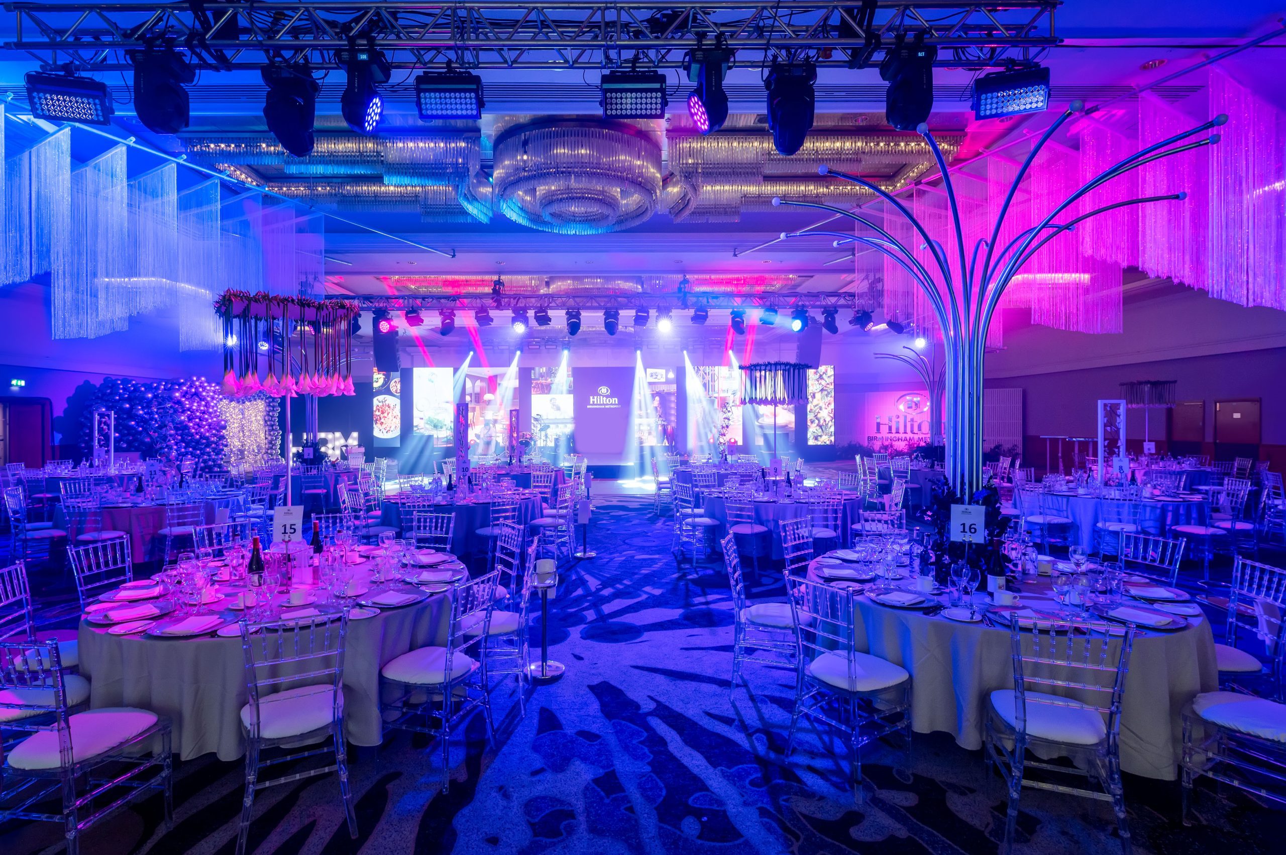 Eventologists White Themed Event Hilton Bham White Event Room Decor Hire