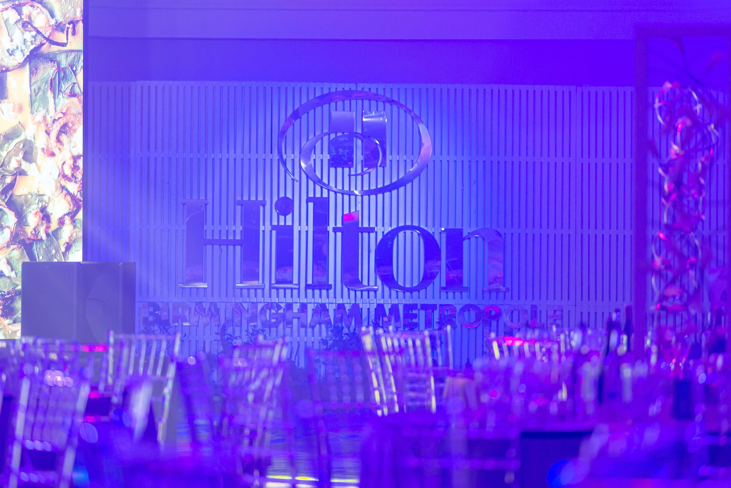 Eventologists White Themed Event Hilton Hotels