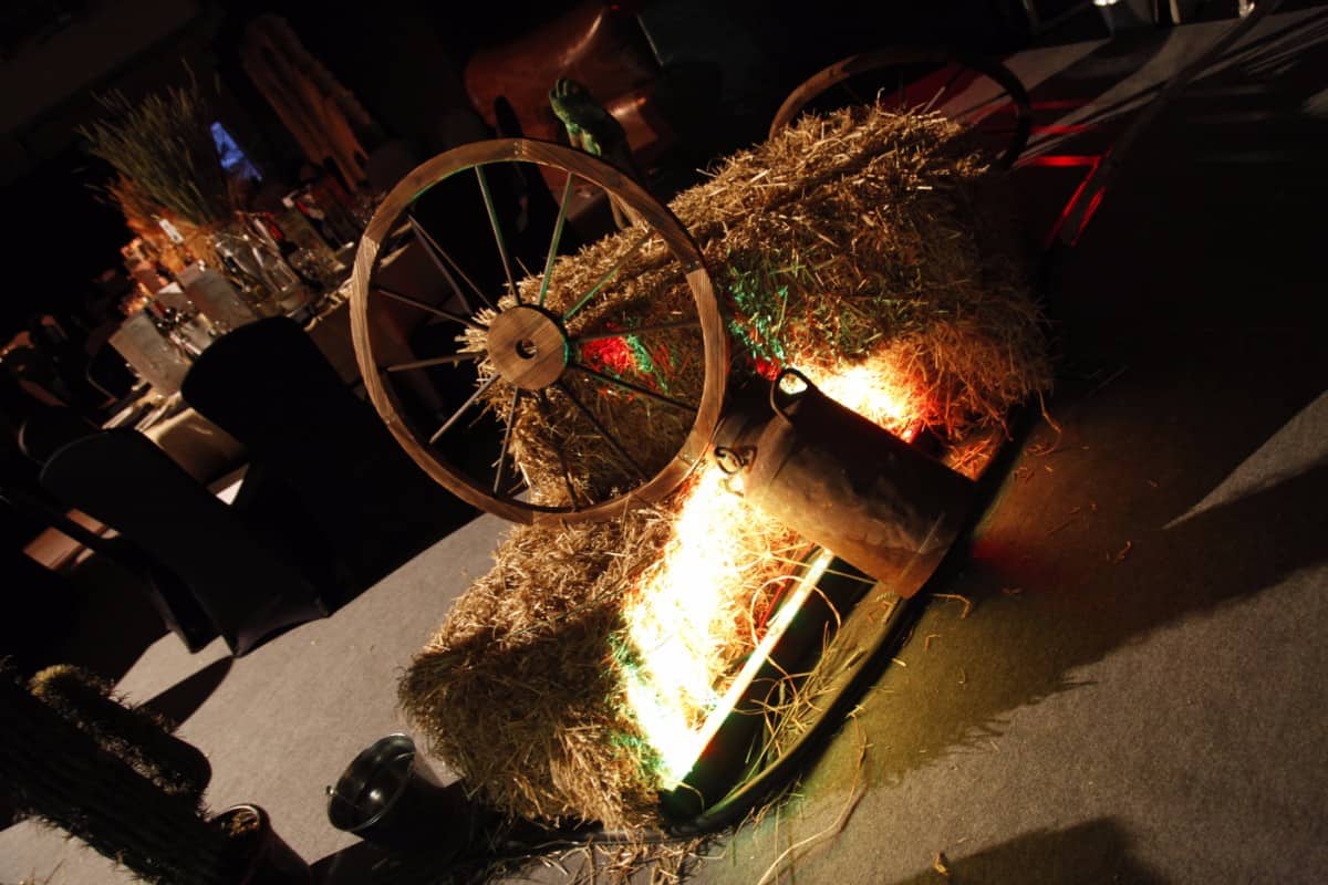 Eventologists Wild West Themed Event Wagon Wheel Prop Hire