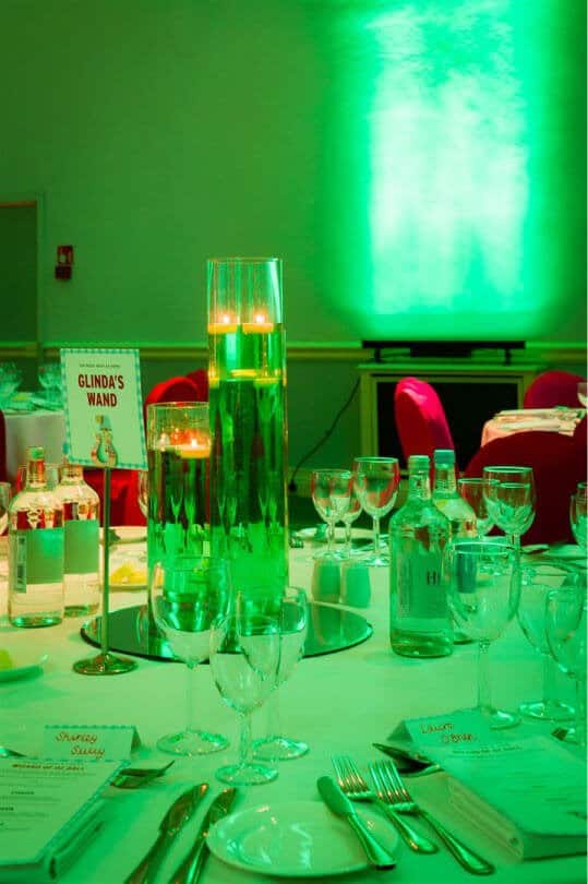 Eventologists Wizard Of Oz Themed Event Lightup Table Centre Hire