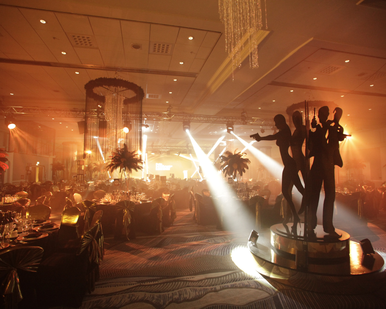 Eventologists James Bond Theme Table Centre (4)